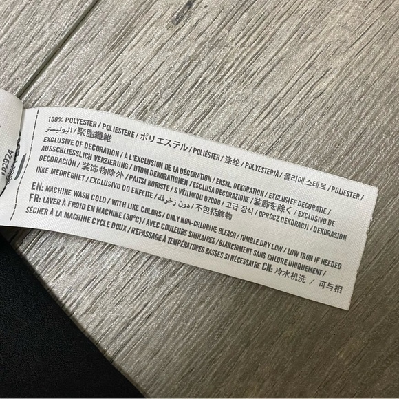 Abercrombie & Fitch Maxi Wrap Dress Women Sleeveless Black Sz XS - Picture 8 of 9